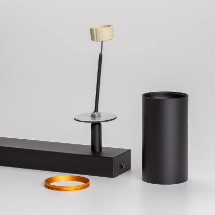 Brilagi - LED RGBW stmievateľné bodové svietidlo SELE 2xGU10/4,8W/230V 3000K čierna/zlatá + diaľkové ovládanie