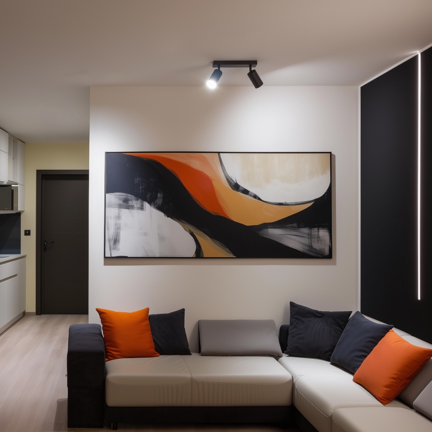 Brilagi - LED RGBW stmievateľné bodové svietidlo SELE 2xGU10/6W/230V 3000K antracit + diaľkové ovládanie