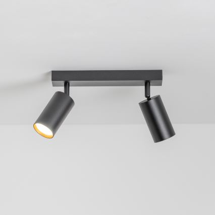 Brilagi - LED RGBW stmievateľné bodové svietidlo SELE 2xGU10/6W/230V 3000K čierna/zlatá + diaľkové ovládanie