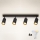 Brilagi - LED RGBW Stmievateľné bodové svietidlo SELE 4xGU10/4,8W/230V 3000K čierna/zlatá + diaľkové ovládanie