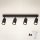 Brilagi - LED RGBW stmievateľné bodové svietidlo SELE 4xGU10/4,8W/230V 3000K čierne + diaľkové ovládanie
