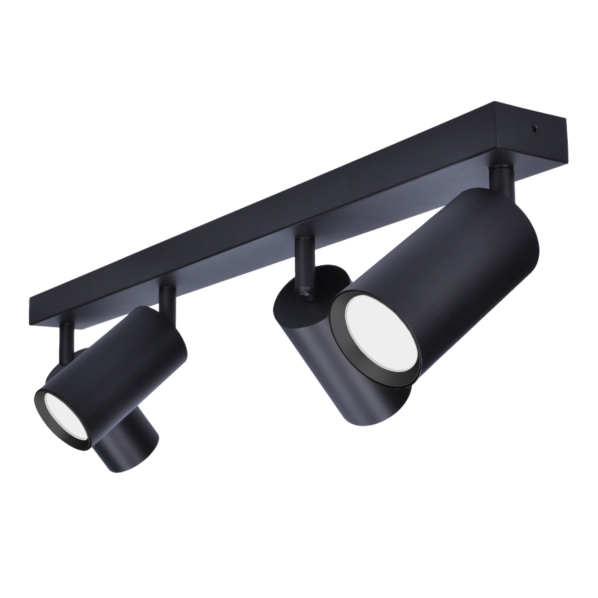 Brilagi - LED RGBW stmievateľné bodové svietidlo SELE 4xGU10/4,8W/230V 3000K čierne + diaľkové ovládanie