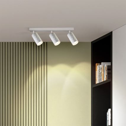 Brilagi - LED RGBW stmievateľné bodové svietidlo SELE DIAMANT 3xGU10/4,8W/230V 3000K biela + diaľkové ovládanie