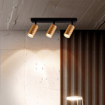 Brilagi - LED RGBW stmievateľné bodové svietidlo SELE DIAMANT 3xGU10/6,5W/230V 2700-6500K Wi-Fi zlaté