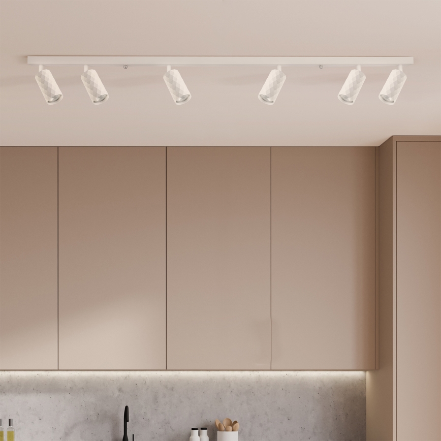 Brilagi - LED RGBW Stmievateľné bodové svietidlo SELE DIAMANT 6xGU10/6,5W/230V 2700-6500K Wi-Fi biela