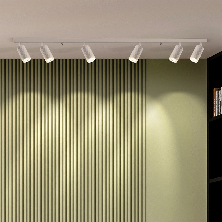 Brilagi - LED RGBW Stmievateľné bodové svietidlo SELE DIAMANT 6xGU10/6,5W/230V 2700-6500K Wi-Fi biela