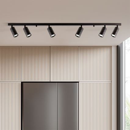 Brilagi - LED RGBW stmievateľné bodové svietidlo SELE DIAMANT 6xGU10/6,5W/230V 2700-6500K Wi-Fi čierne