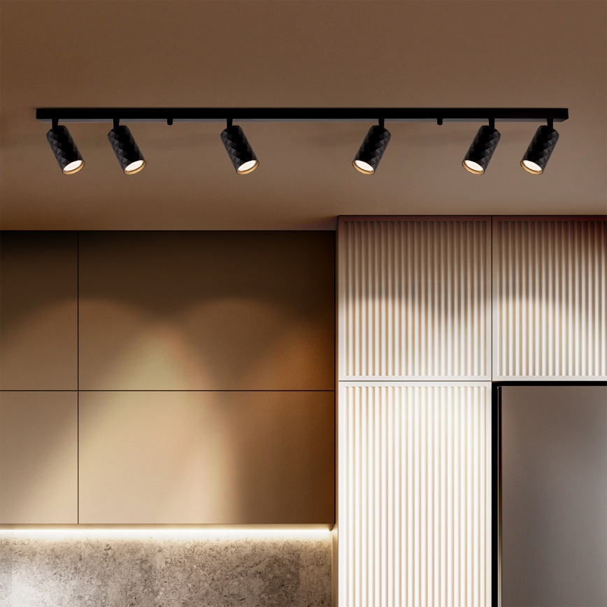 Brilagi - LED RGBW stmievateľné bodové svietidlo SELE DIAMANT 6xGU10/6,5W/230V 2700-6500K Wi-Fi čierne