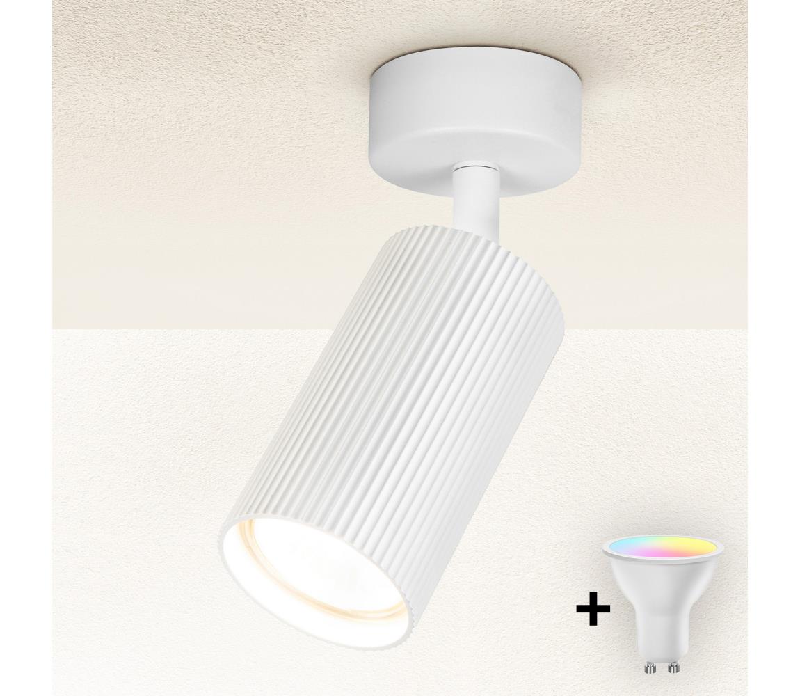 Brilagi - LED RGBW stmievateľné bodové svietidlo SELE MODERN 1xGU10/4,8W/230V biela BG2864+AI2382