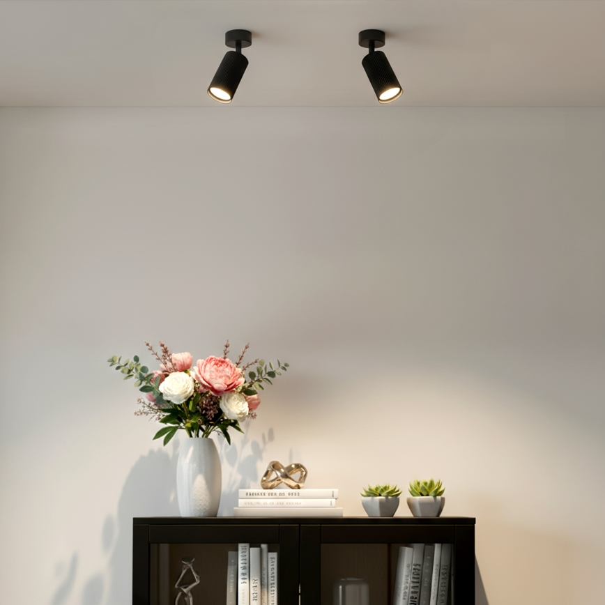 Brilagi - LED RGBW stmievateľné bodové svietidlo SELE MODERN 1xGU10/6W/230V 3000K čierna + diaľkové ovládanie
