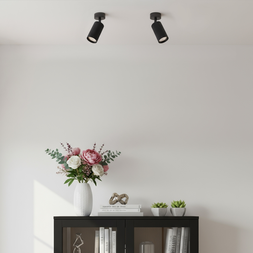 Brilagi - LED RGBW stmievateľné bodové svietidlo SELE MODERN 1xGU10/6W/230V 3000K čierna + diaľkové ovládanie
