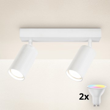 Brilagi - LED RGBW stmievateľné bodové svietidlo SELE MODERN 2xGU10/6W/230V 3000K biela