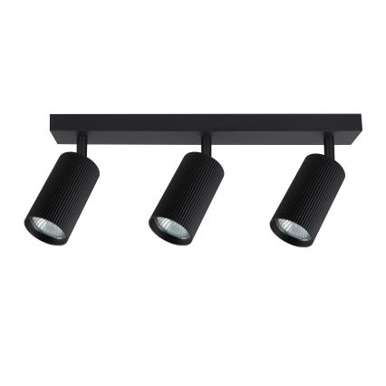 Brilagi - LED RGBW Stmievateľné bodové svietidlo SELE MODERN 3xGU10/4,8W/230V 3000K čierna + diaľkové ovládanie