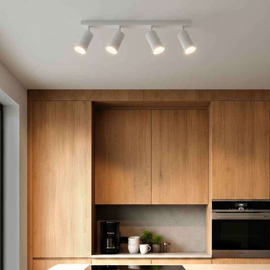 Brilagi - LED RGBW stmievateľné bodové svietidlo SELE MODERN 4xGU10/4,8W/230V 3000K biela + diaľkové ovládanie