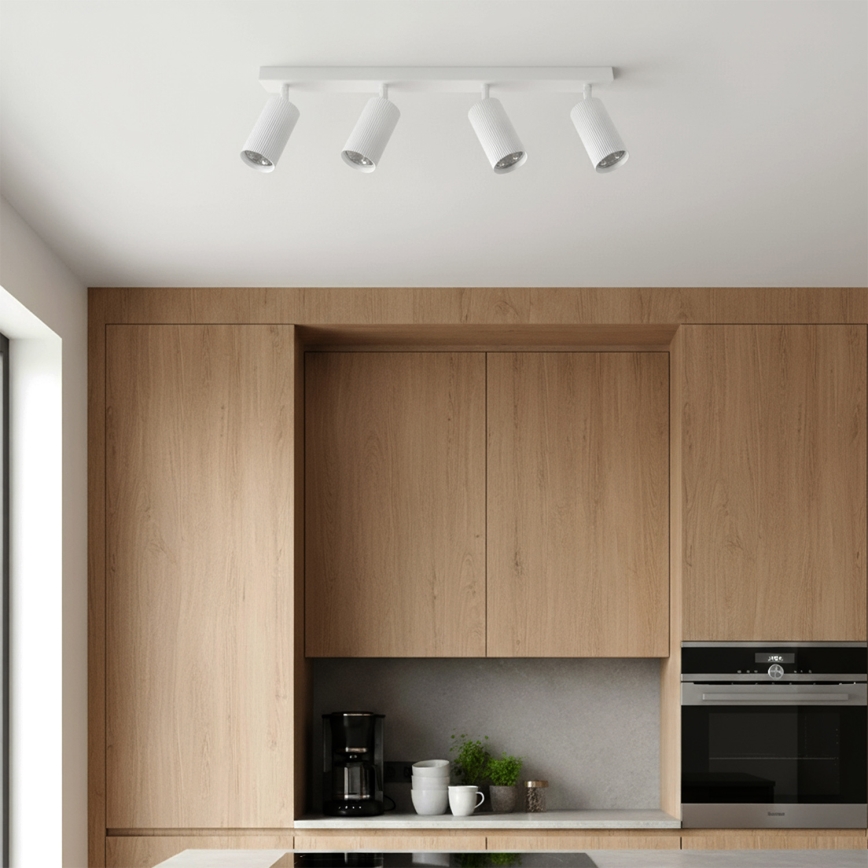 Brilagi - LED RGBW stmievateľné bodové svietidlo SELE MODERN 4xGU10/4,8W/230V 3000K biela + diaľkové ovládanie