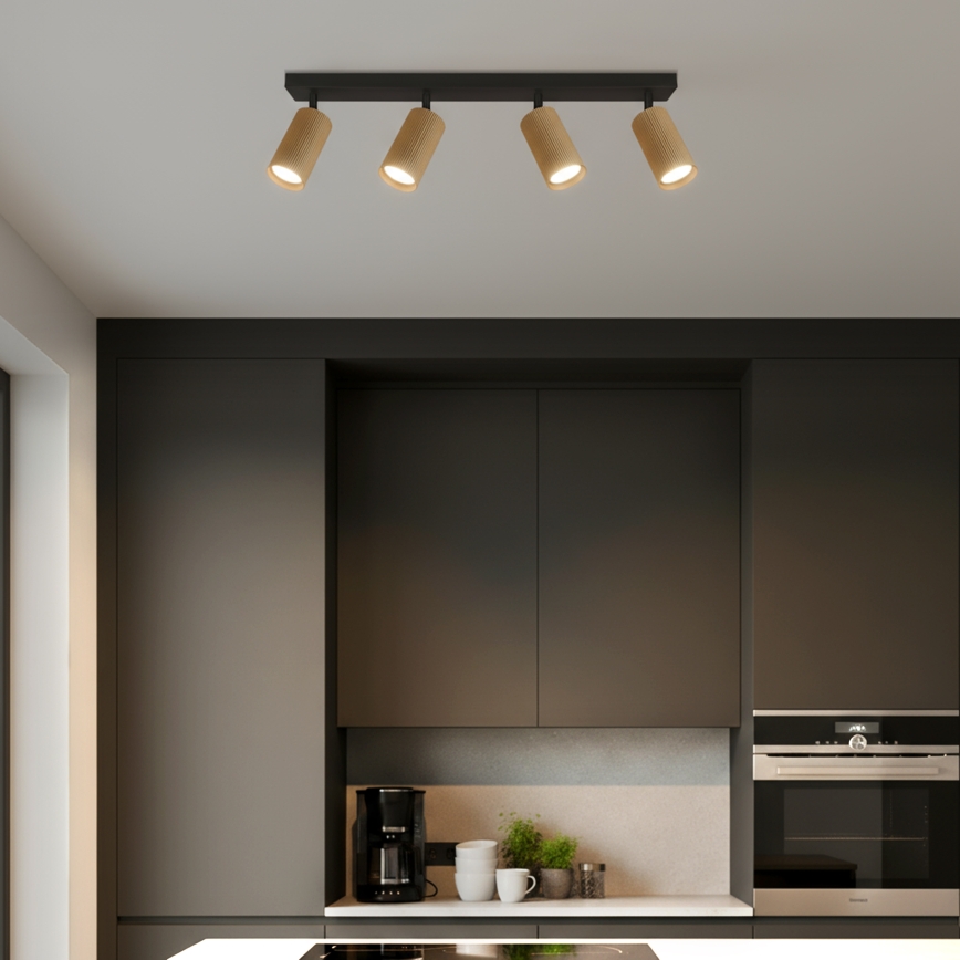 Brilagi - LED RGBW Stmievateľné bodové svietidlo SELE MODERN 4xGU10/4,8W/230V 3000K zlaté + diaľkové ovládanie