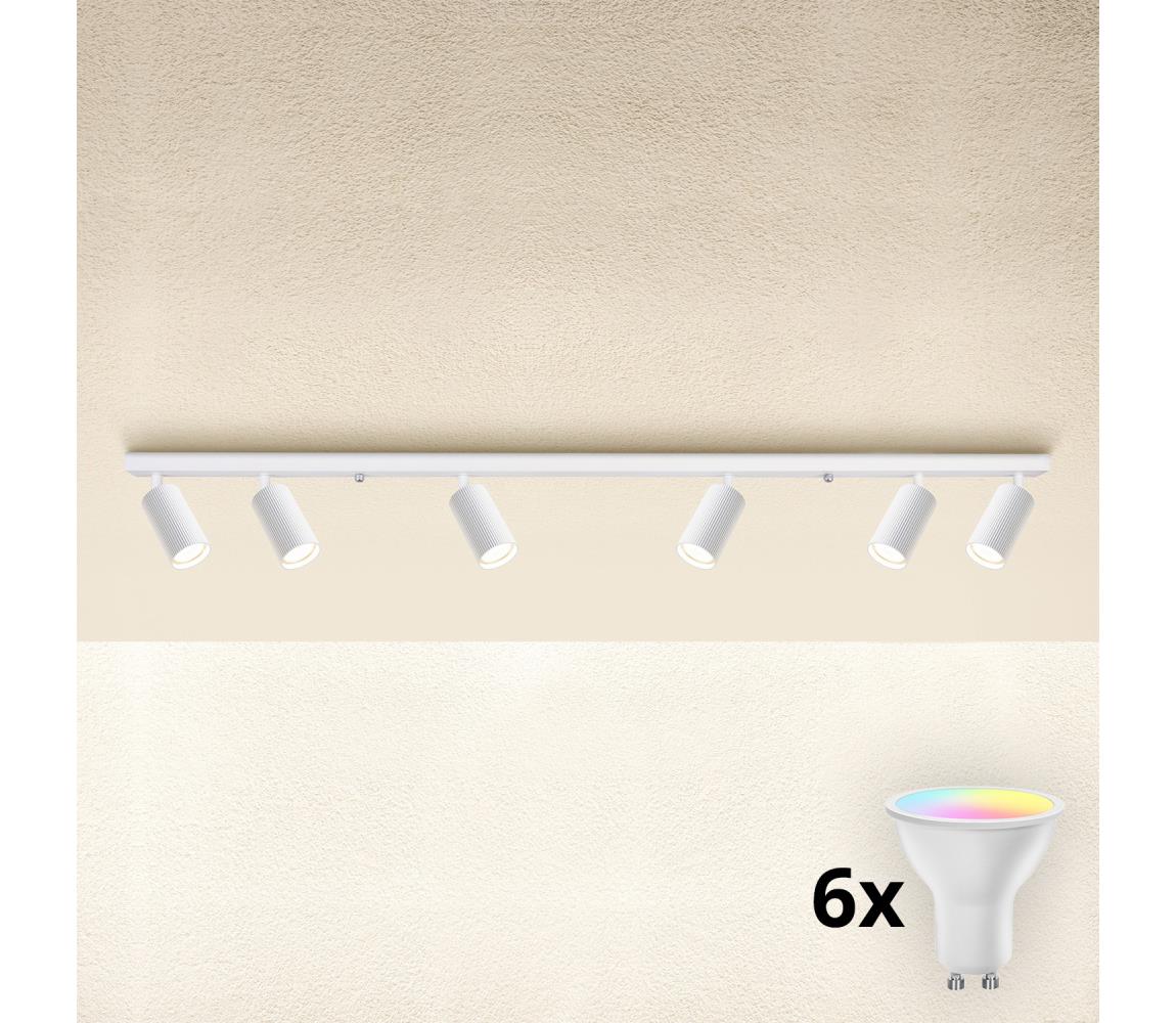 Brilagi - LED RGBW stmievateľné bodové svietidlo SELE MODERN 6xGU10/6,5W/230V Wi-Fi biela BG2875+AI2320