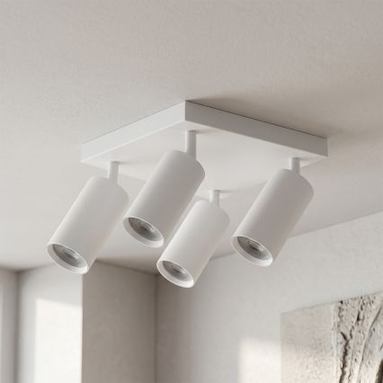 Brilagi - LED RGBW Stmievateľné bodové svietidlo SELE SQUARE 4xGU10/6,5W/230V 2700-6500K biela
