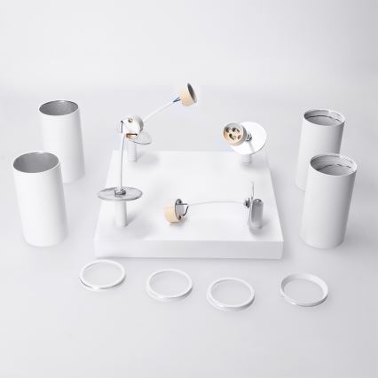 Brilagi - LED RGBW Stmievateľné bodové svietidlo SELE SQUARE 4xGU10/6,5W/230V 2700-6500K biela