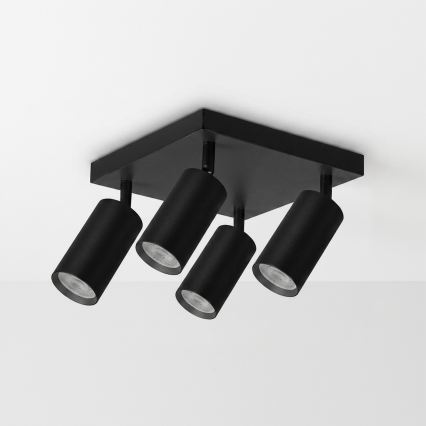 Brilagi - LED RGBW Stmievateľné bodové svietidlo SELE SQUARE 4xGU10/6,5W/230V 2700-6500K čierna