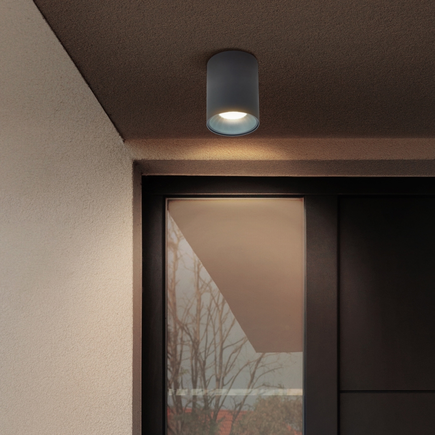 Brilagi - LED RGBW stmievateľné bodové svietidlo TRINE 1xGU10/4,8W/230V 3000K antracit + diaľkové ovládanie