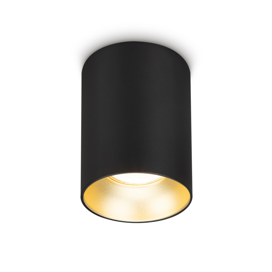 Brilagi - LED RGBW Stmievateľné bodové svietidlo TRINE 1xGU10/4,8W/230V 3000K čierna/zlatá + diaľkové ovládanie