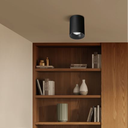 Brilagi - LED RGBW Stmievateľné bodové svietidlo TRINE 1xGU10/4,8W/230V 3000K čierna + diaľkové ovládanie