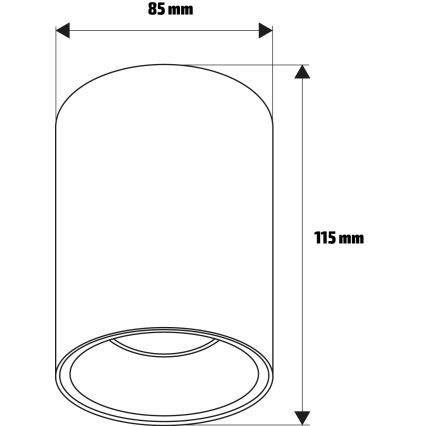 Brilagi - LED RGBW stmievateľné bodové svietidlo TRINE 1xGU10/6W/230V 3000K béžová/zlatá + diaľkové ovládanie