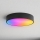 Brilagi - LED RGBW stmievateľné kúpeľňové stropné svietidlo CLARE 3xE27/9W/230V 2700-6500K pr. 40 cm IP54 Wi-Fi čierna
