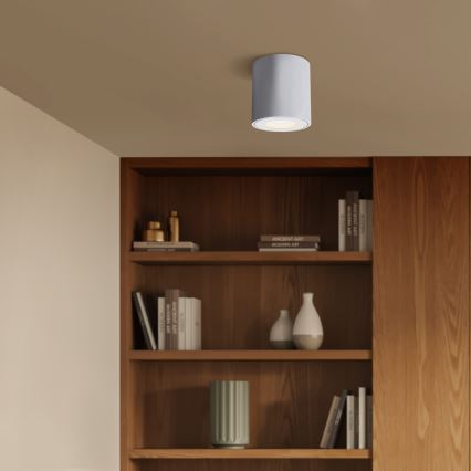 Brilagi - LED RGBW stmievateľné kúpeľňové svietidlo MIA 1xGU10/4,8W/230V 3000K 84x80 mm biela IP54 + diaľkové ovládanie