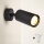 Brilagi - LED RGBW stmievateľné nástenné bodové svietidlo SELE 1xGU10/6,5W/230V 2700-6500K čierna