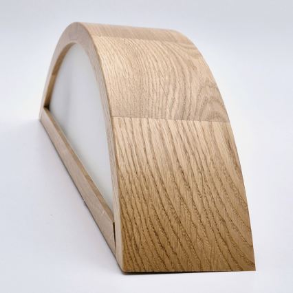 Brilagi - LED RGBW zatemnljivo stensko svetilo CARVALHO 1xE27/15W/230V 2700-6500K Wi-Fi hrast