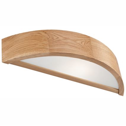 Brilagi - LED RGBW stmievateľné nástenné svietidlo CARVALHO 1xE27/9W/230V 2700-6500K Wi-Fi dub