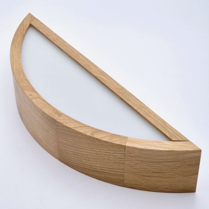 Brilagi - LED RGBW stmievateľné nástenné svietidlo CARVALHO 1xE27/9W/230V 2700-6500K Wi-Fi dub