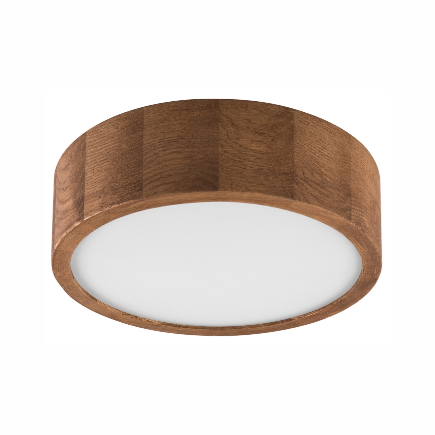 BRILAGI - LED RGBW Stmievateľné stropné svietidlo CARVALHO 1xE27/12W/230V 2700-6500K dub pr. 27,5 cm