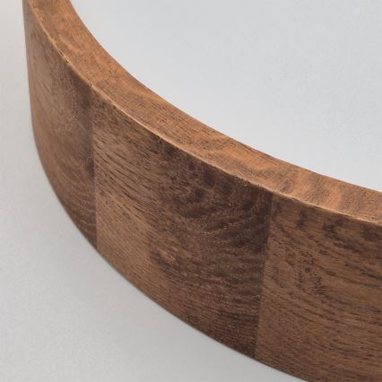 Brilagi - LED RGBW stmievateľné stropné svietidlo CARVALHO 2xE27/15W/230V 2700-6500K Wi-Fi dub pr. 37,5 cm