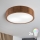 Brilagi - LED RGBW stmievateľné stropné svietidlo CARVALHO 2xE27/9W/230V 2700-6500K Wi-Fi dub pr. 37,5 cm