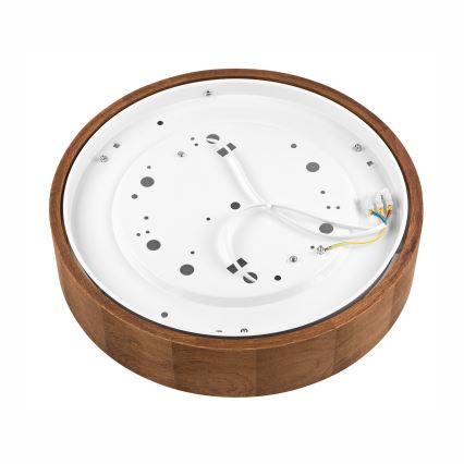 Brilagi - LED RGBW stmievateľné stropné svietidlo CARVALHO 2xE27/9W/230V 2700-6500K Wi-Fi dub pr. 37,5 cm