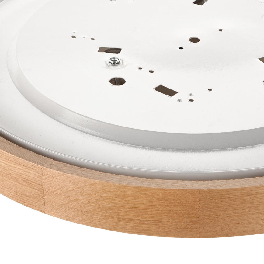 BRILAGI - LED RGBW Stmievateľné stropné svietidlo CARVALHO 3xE27/12W/230V 2700-6500K dub pr. 47,5 cm