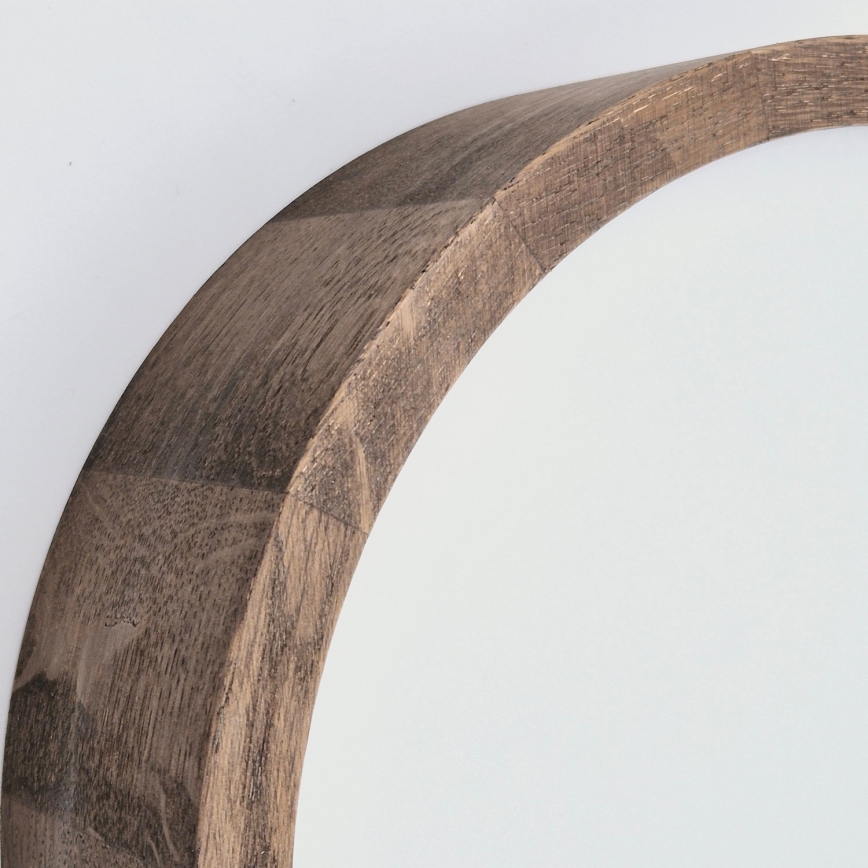 Brilagi - LED RGBW stmievateľné stropné svietidlo CARVALHO SLIM 1xE27/15W/230V 2700-6500K Wi-Fi dub pr. 27 cm