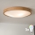 Brilagi - LED RGBW stmievateľné stropné svietidlo CARVALHO SLIM 3xE27/9W/230V 2700-6500K Wi-Fi dub priemer 47 cm
