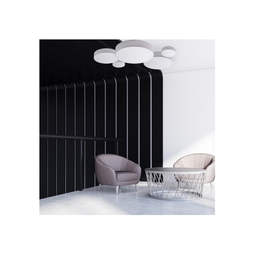 Brilagi - LED RGBW stmievateľné stropné svietidlo CLARE 2xE27/9W/230V 2700-6500K priemer 30 cm Wi-Fi biela