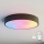 Brilagi - LED RGBW Stmievateľné stropné svietidlo CLARE 4xE27/9W/230V 2700-6500K pr. 50 cm Wi-Fi čierna