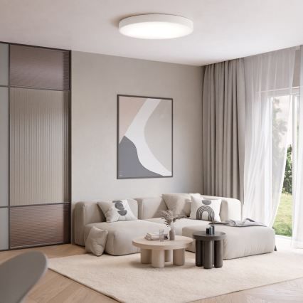 Brilagi - LED RGBW stmievateľné stropné svietidlo CLARE 5xE27/9W/230V 2700-6500K priemer 60 cm Wi-Fi biela