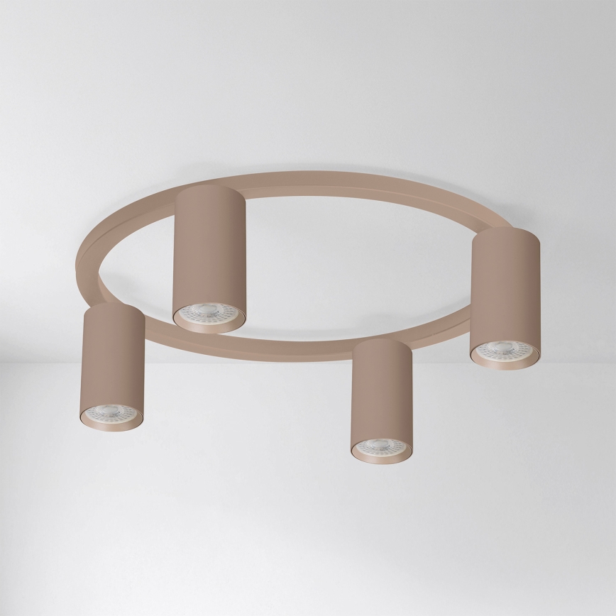 Brilagi - LED RGBW stmievateľné stropné svietidlo SELE 4xGU10/6,5W/230V 2700-6500K béžové