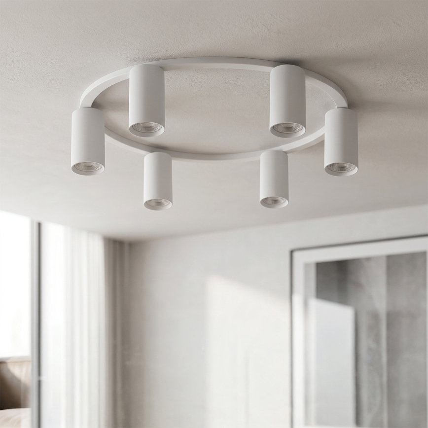 Brilagi - LED RGBW Stmievateľné stropné svietidlo SELE 6xGU10/6,5W/230V 2700-6500K biela + diaľkové ovládanie