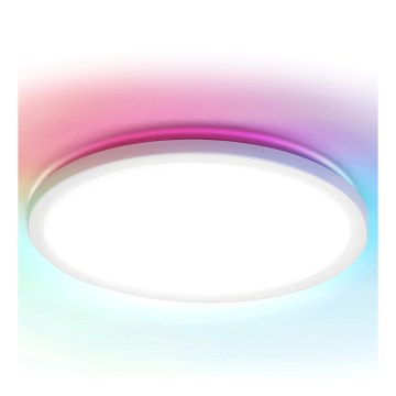 Brilagi - LED RGBW stmievateľné stropné svietidlo VIBE LED/24W/230V 3000-6500K biela + diaľkové ovládanie