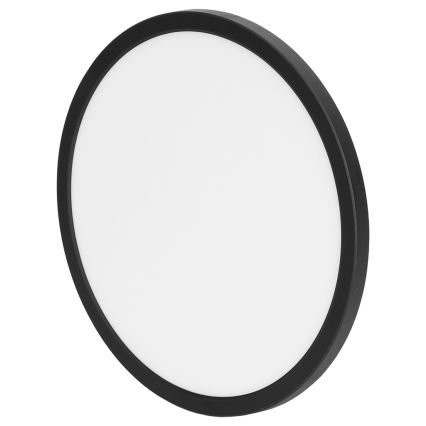 Brilagi - LED RGBW stmievateľné stropné svietidlo VIBE LED/24W/230V 3000-6500K priemer 29 cm čierne + diaľkové ovládanie