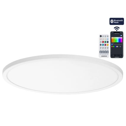 Brilagi - LED RGBW stmievateľné stropné svietidlo VIBE LED/36W/230V 3000-6500K pr. 40 cm biela + diaľkové ovládanie