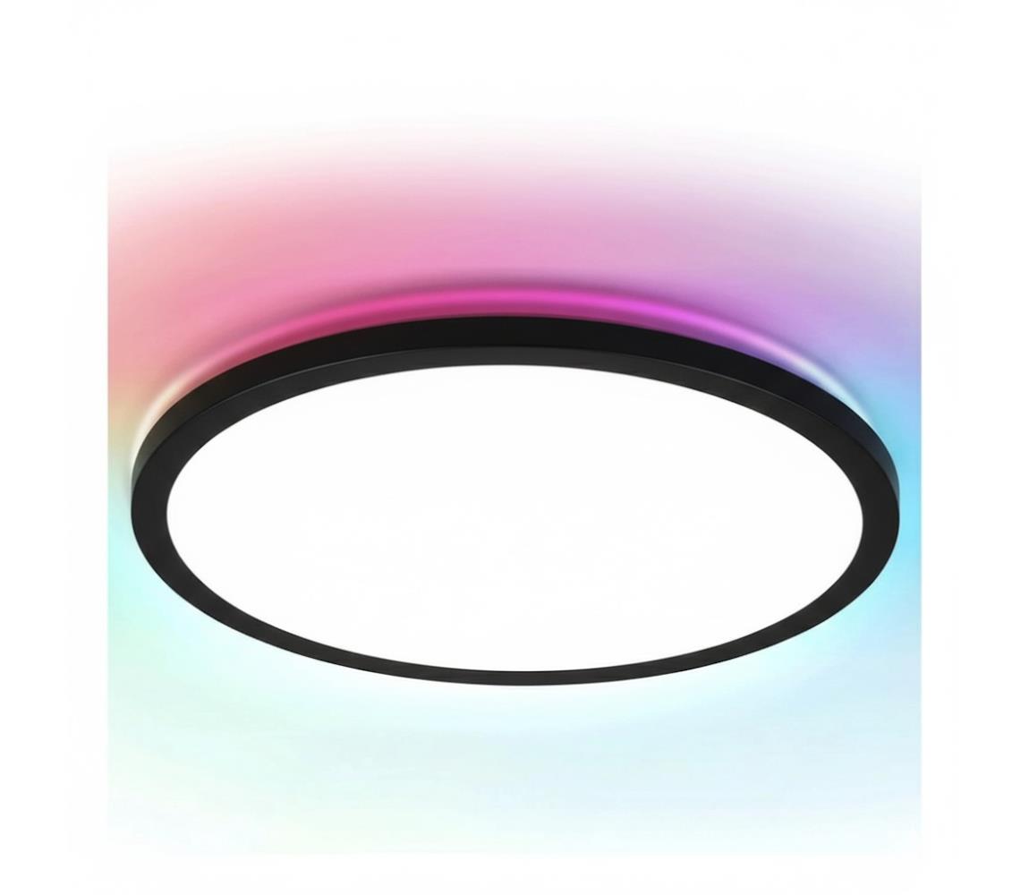 Brilagi - LED RGBW stmievateľné stropné svietidlo VIBE LED/36W/230V 3000-6500K čierne +DO S10303ADRT
